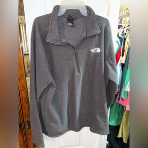 The North Face Men's Charcoal Zip-Up Sweater